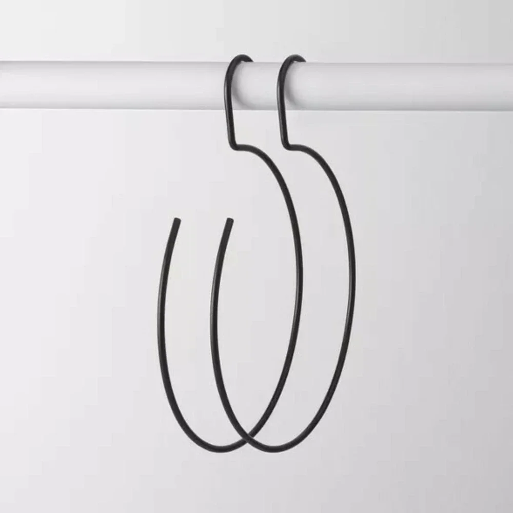 Set of 4 Metal Accessory‎ Closet Organization Hook Small Profile Space Saver